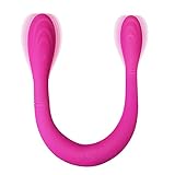 Paarvibrator Partner Vibratoren für Sie Klitoris und G-punkt Stimulator, Doppeldildos Anal Vibrator Klitorisstimulator mit 7 Vibrationsmodi für Frauen Lesben, Paar, Wasserdicht, Aufladbar