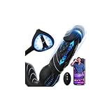 Analvibratoren für Mann Prostata Stimulation Sex Spielzeug für die Männer, Silikon Anal Plug Vibrator Vibratorensets mit 9x9 Stoß- Vibrationsfunktion Buttplug Bdsms Spielzeug Extrem XXL Analdildo Toy