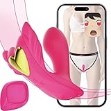 2025 Elastischer Tragbar APP Fernbedienung Vibrator mit 9 Vibrationen Sex Spielzeug für die Frau, Vibratorensets für Frauen Sex Toyset für Woman, Vibration für Frauen Sexspielzeug für Paare Extrem Sex