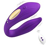 LYAMais Abgelegen G-Punkt-Vibratoren Paar-Vibratoren mit Ultradünne und Komfortable Klitoris-Frauenvibrator mit 10 Intensiven Vibrationen Wasserdichtes Sex Spielzeug für Die Frau und Paare（Lila）