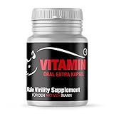 VITAMIN EXTRA Kapseln XXL Packung | 20 Kapseln Herbal Supplement | Für den Mann | Extra stark | Made in Germany vegan