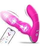 Unikrealer Sex Spielzeug für die Frau Dildo, G Punkt Vibration für Frauen 9x9 Vib-Stoßfunktion Vibratorensets Klitoris Stimulator mit APP Auflegevibrator Dildos Sexspielzeug Paare Sex Toys Vibro Ei